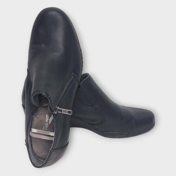 A2 Heelrest by Aerosoles black zipper ankle boot woman's size 8.5 - Picture 10 of 12